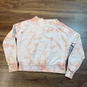 Pilcro and the Letterpress Anthropologie Sweater Women Small Crop Tie Dye Cotton